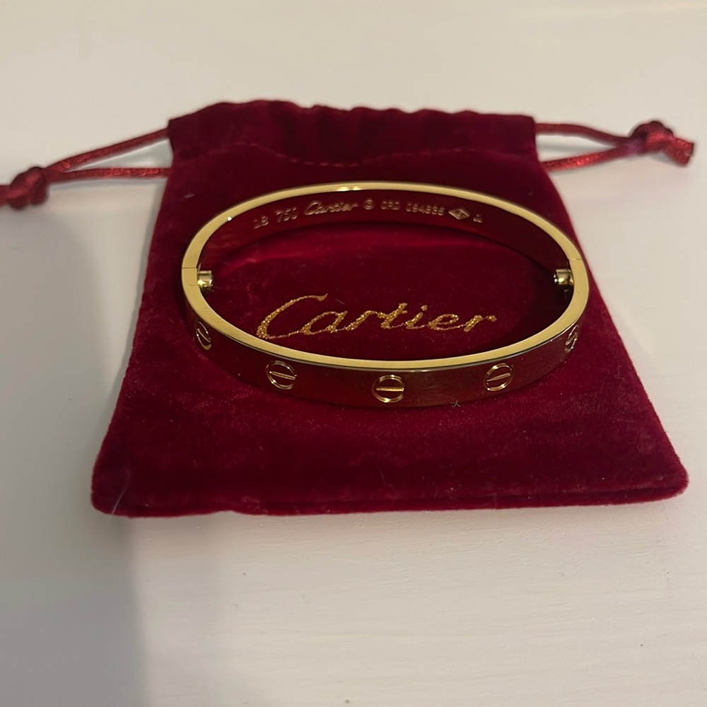 Inspired Screw On Love Bracelet Gold